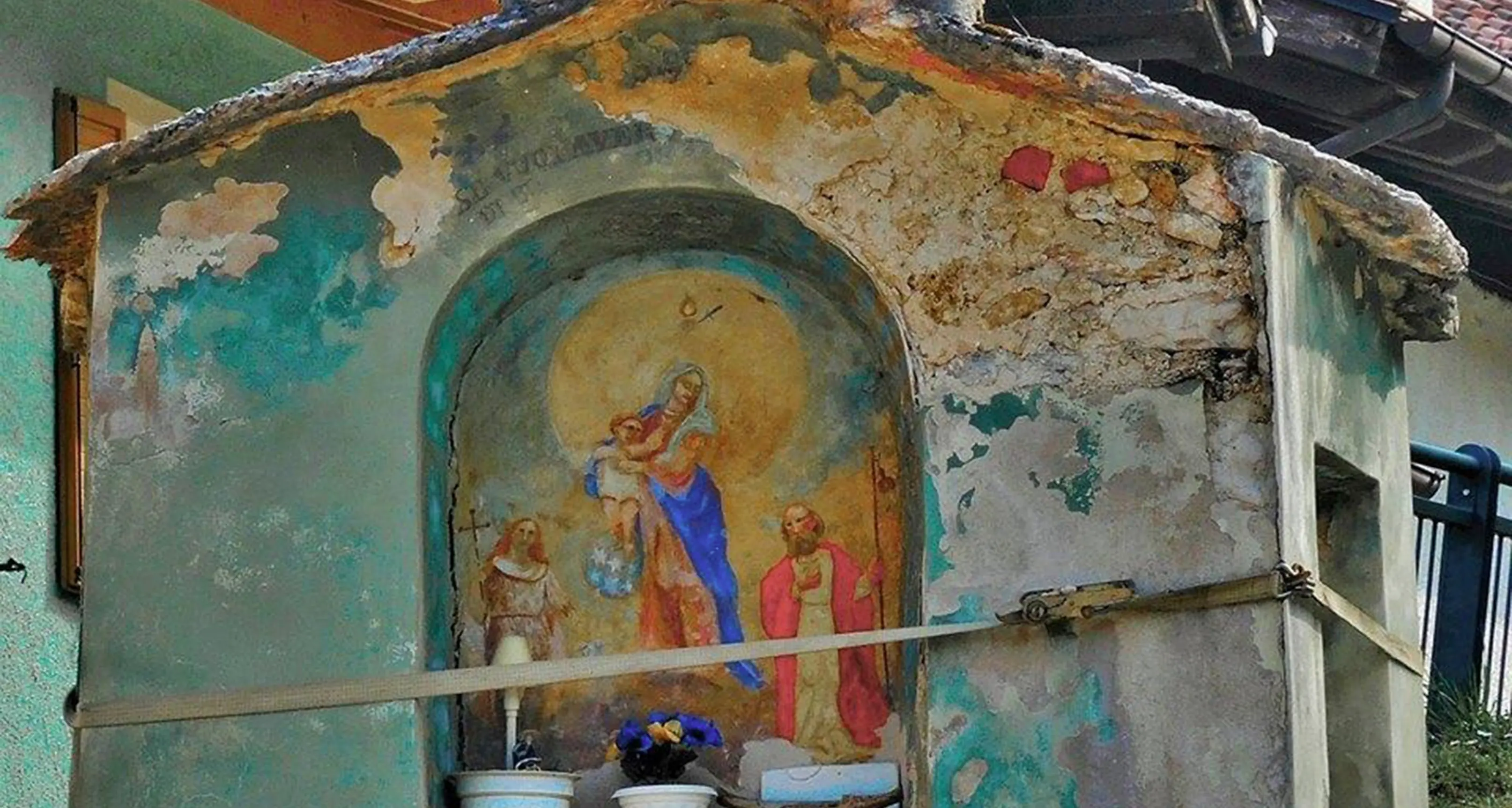 Fontechel, si restaura il capitello affrescato