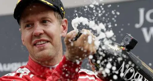 Gran Premio del Belgio rosso Trionfo di Sebastian Vettel