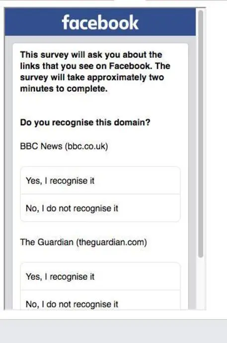 Facebook ora fa il test per valutare gli utenti