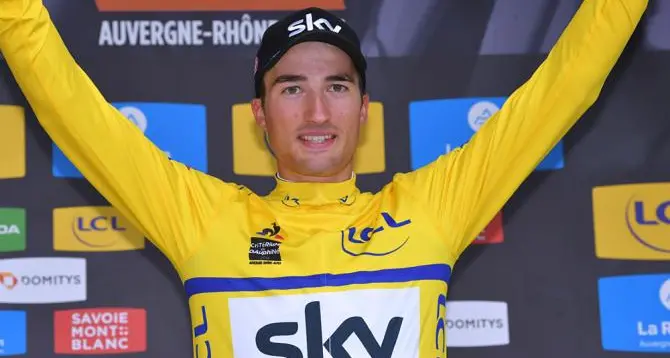 Nel Giro del Delfinato Gianni Moscon balza al comando della classifica