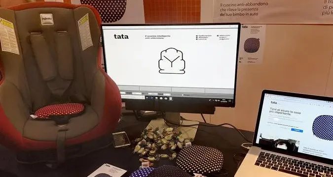 Cuscino hi-tech per il seggiolino anti abbandono