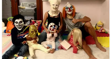 Halloween con la famiglia Ronaldo