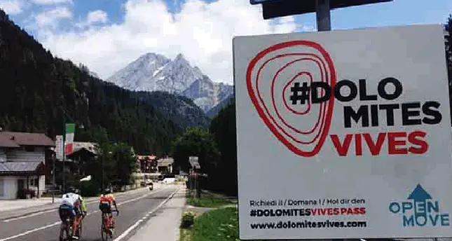 #DolomitesVives: con il pass traffico in calo del 20%
