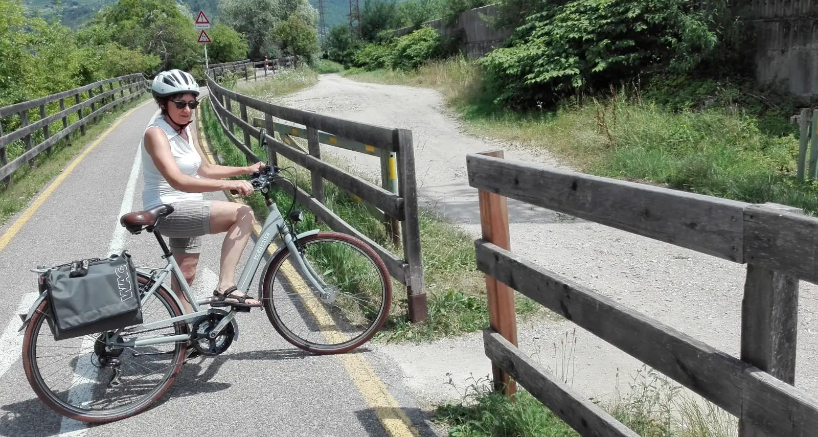 Villa-Rovereto, l'odissea di bici e pedoni