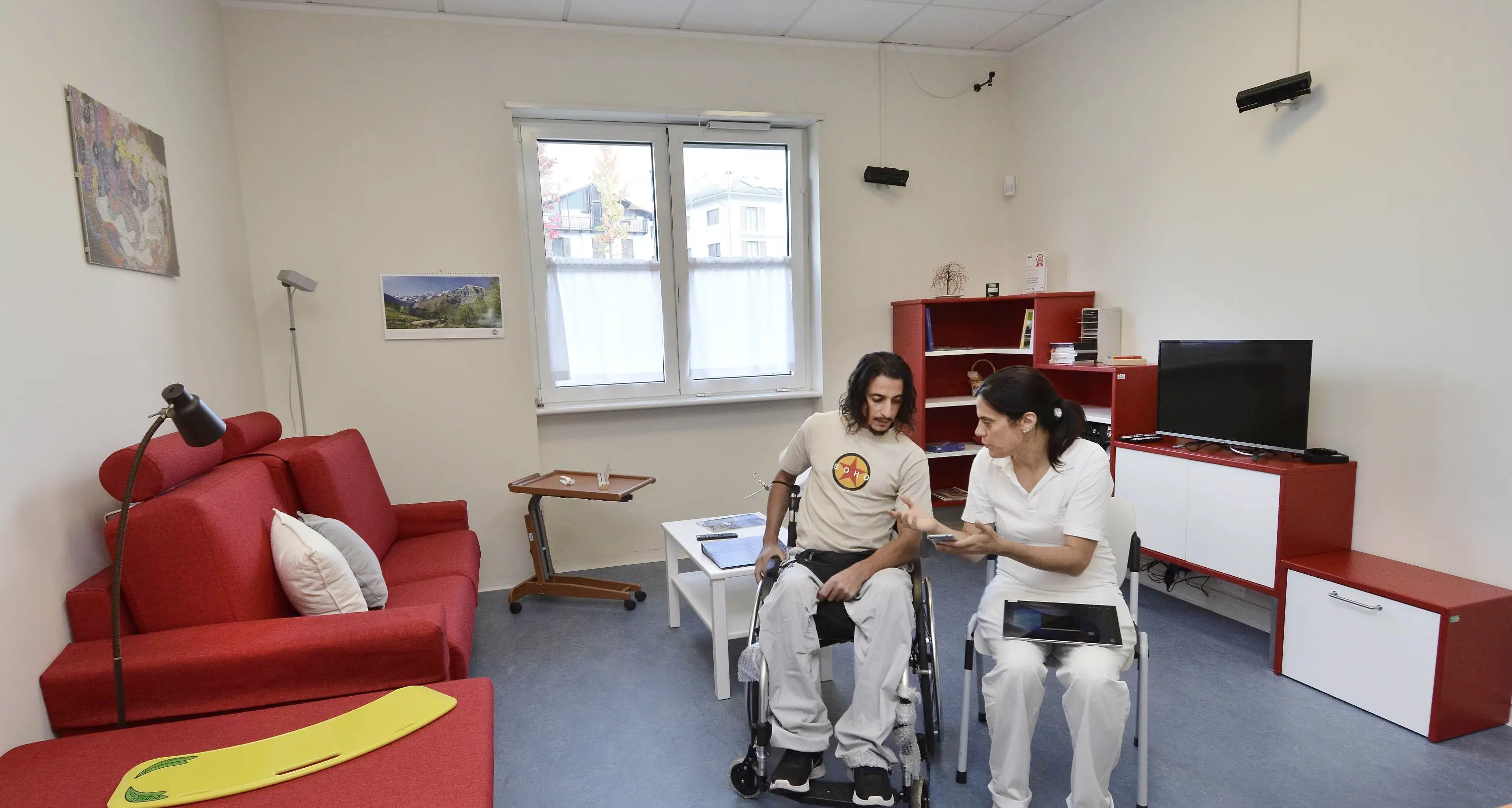 Abdallah, campione di parkour che ora lotta a Villa Rosa per tornare a camminare