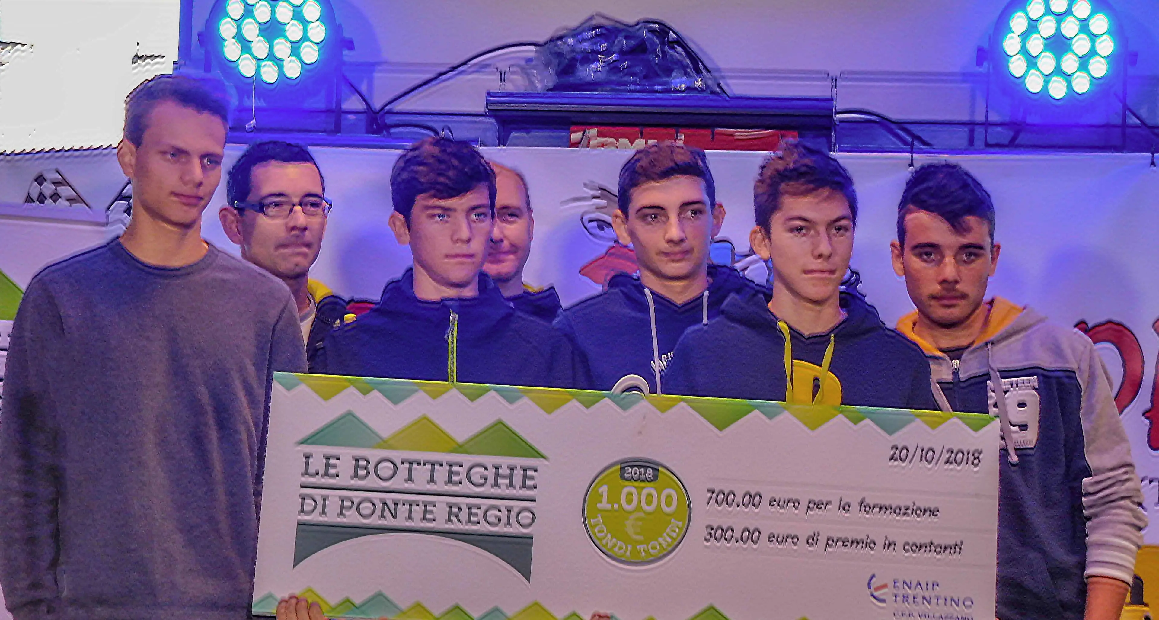 Premiato dalle botteghe di Ponte Regio il team vincente dell'Enaip di Trento
