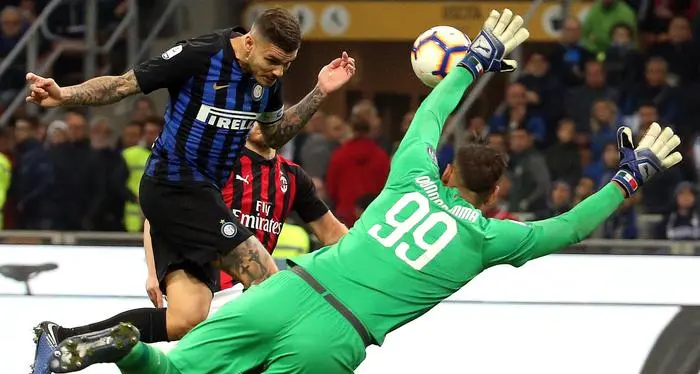 Donnarumma a farfalle, ci pensa Icardi E Milano si tinge di nerazzurro