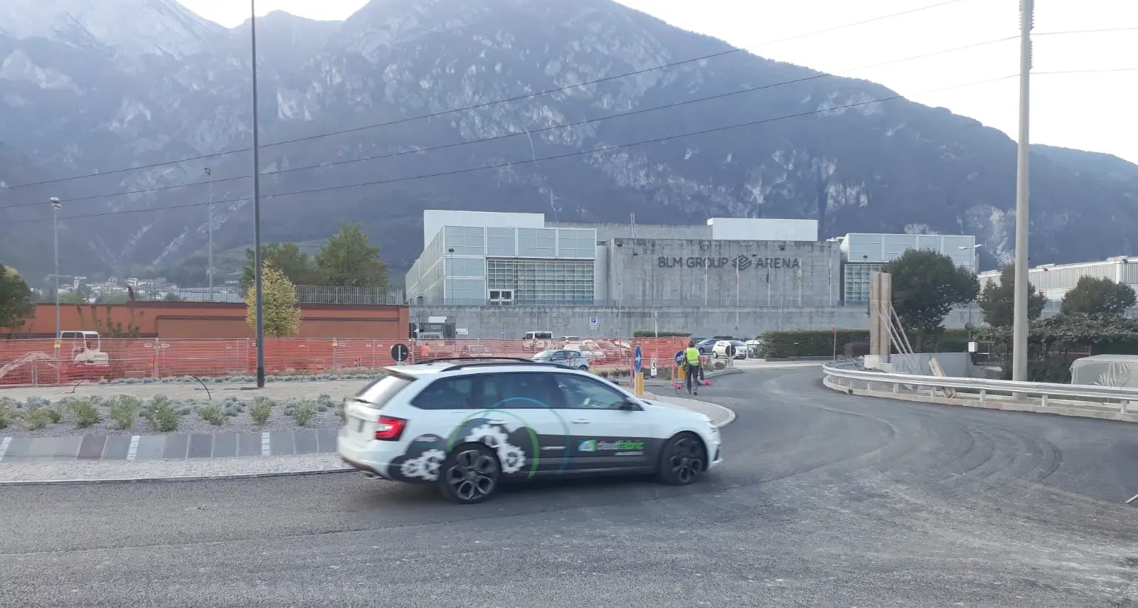 Aperta la nuova rotatoria su via Fersina a Trento