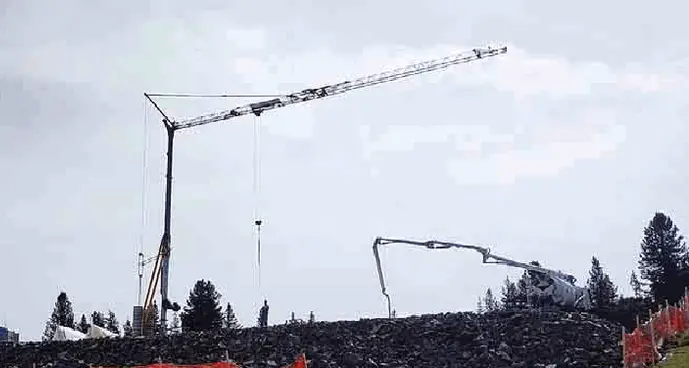 Ruspe al lavoro sul Cermis Nuova pista e nuovo rifugio