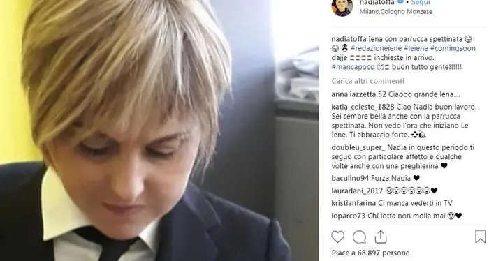 Nadia Toffa riappare sui social vestita da Iena: «Sto tornando»