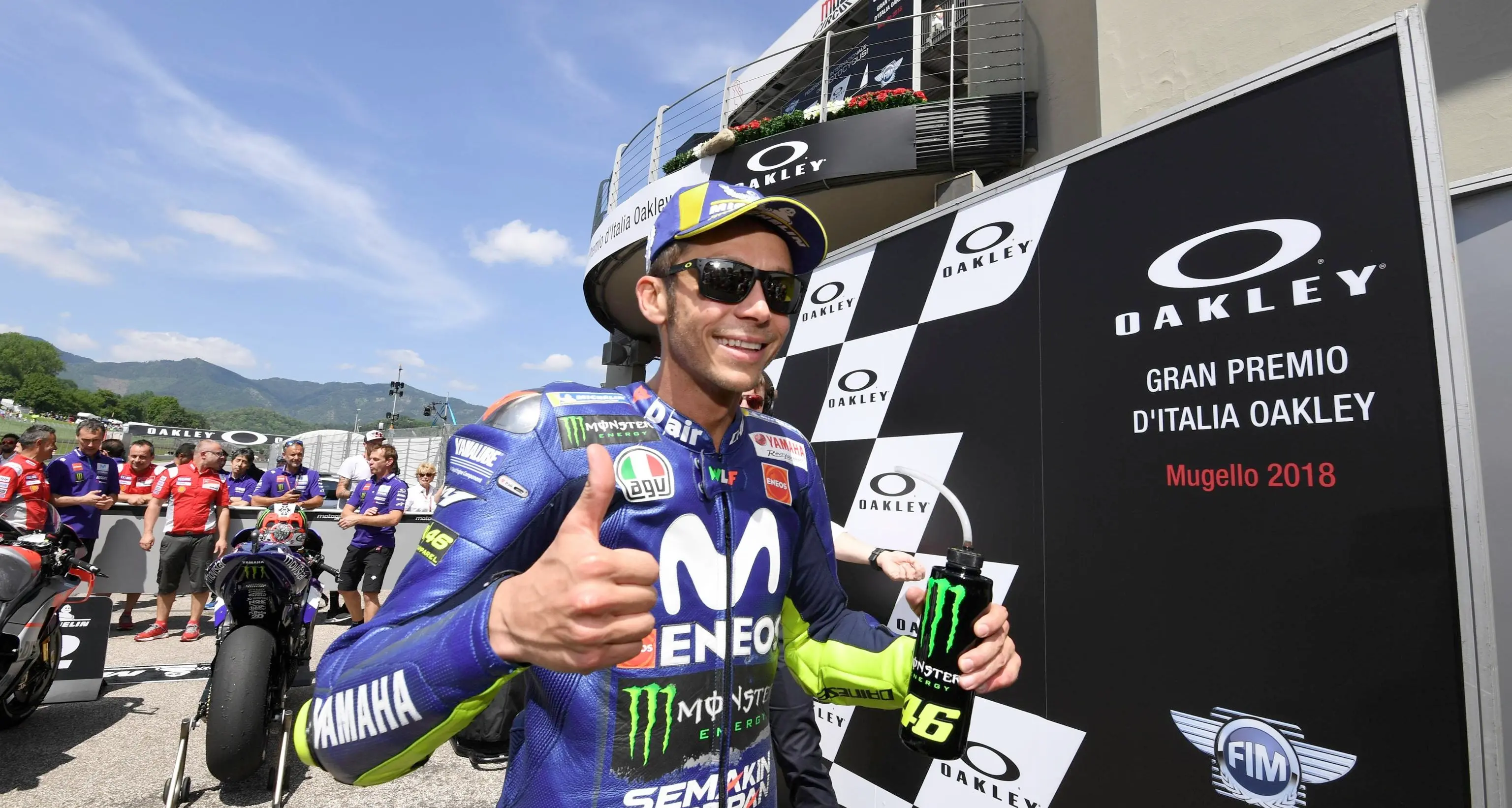 Moto Gp, Rossi è poleman Al Mugello supera Lorenzo