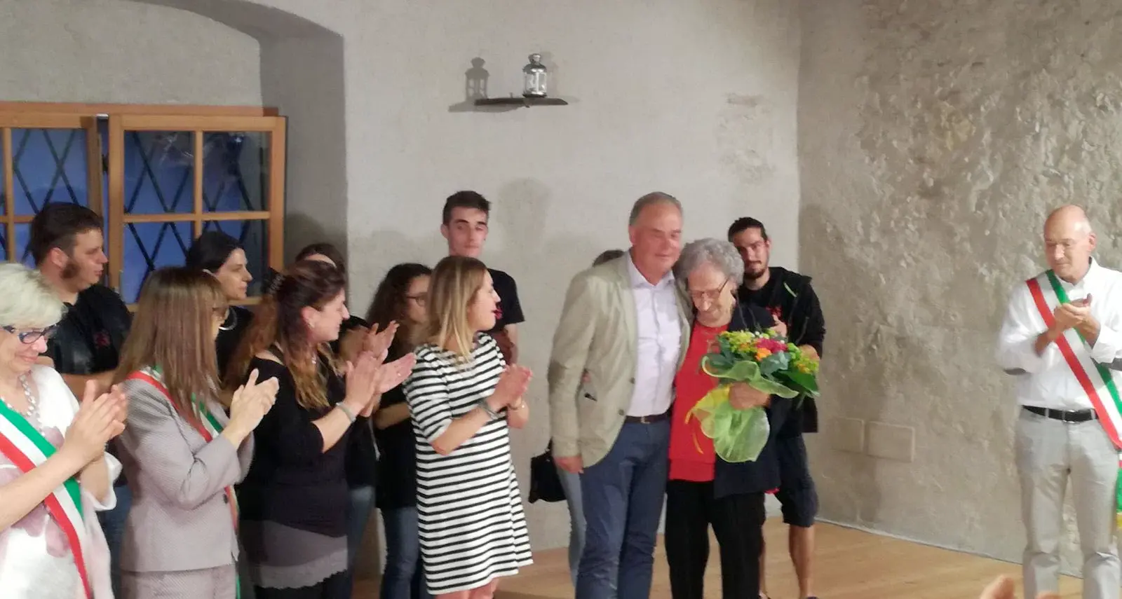 La partigiana Tosca cittadina onoraria di Nomi
