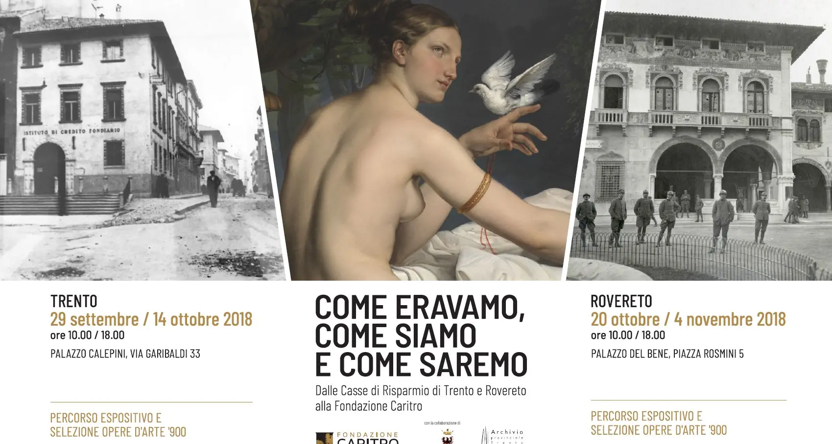 Come eravamo, come saremo: mostra alla Fondazione Caritro