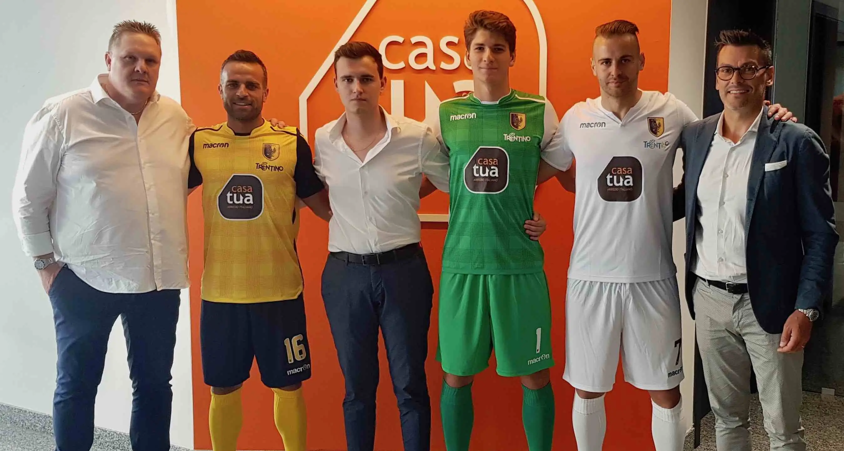 Ecco le nuove divise del Trento per la stagione 2018/19 in serie D