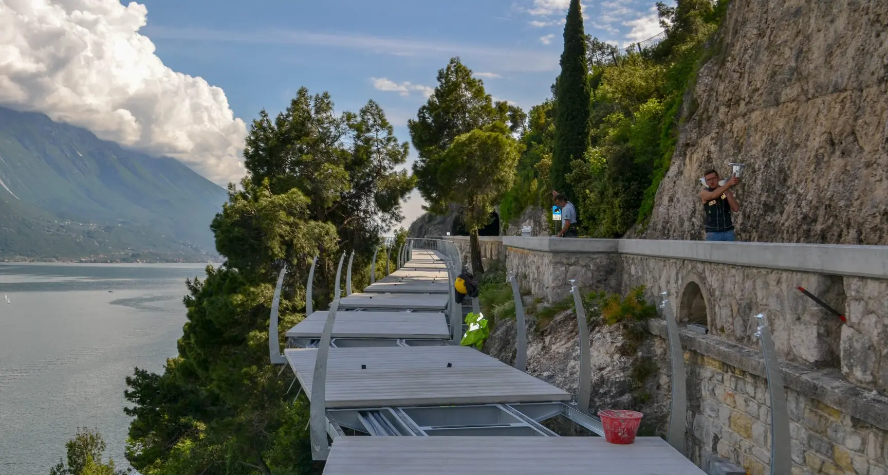 Ciclopista del Garda: ecco come è stata realizzata