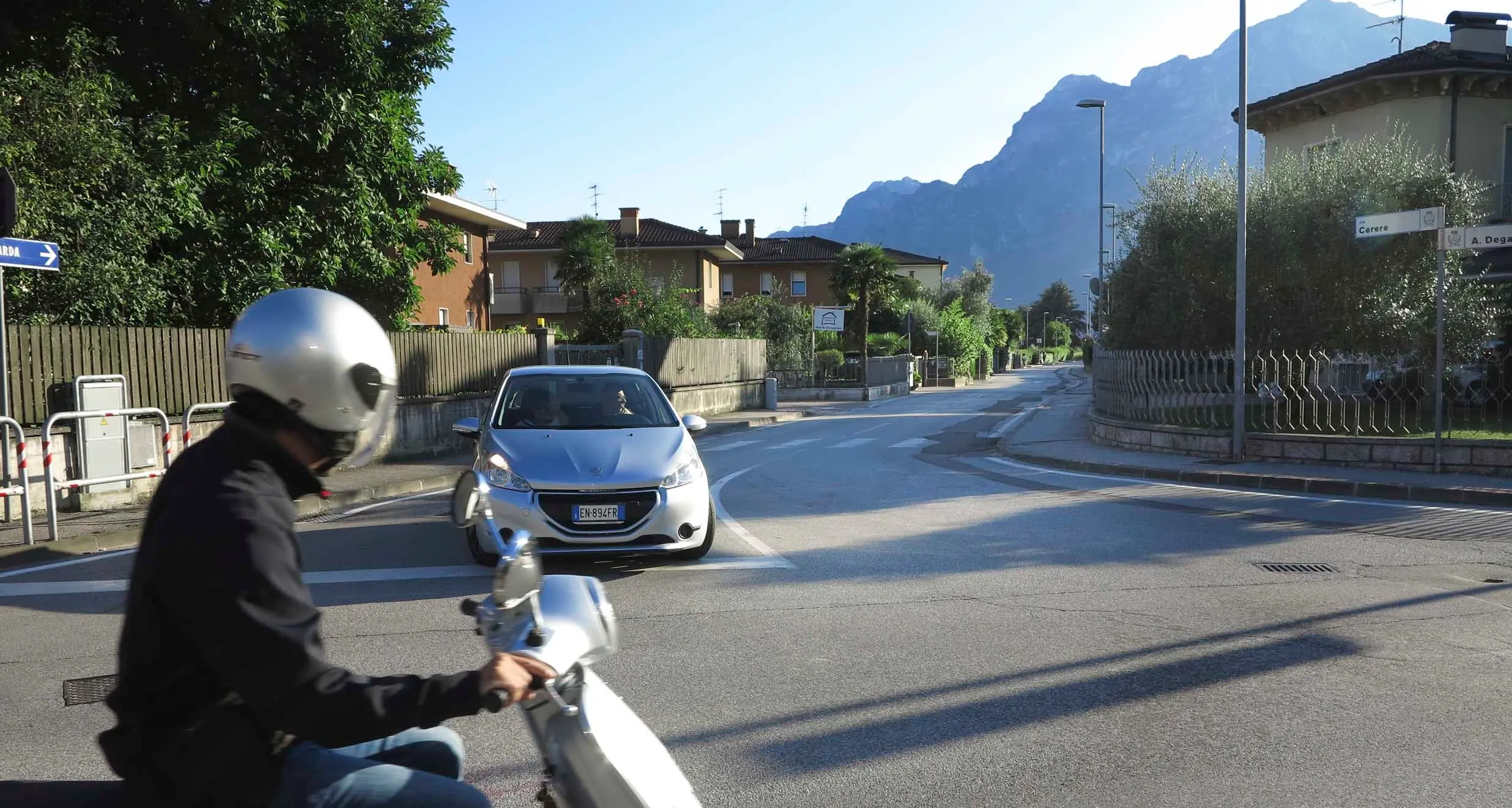 Arco, troppi pericoli lungo via Cerere