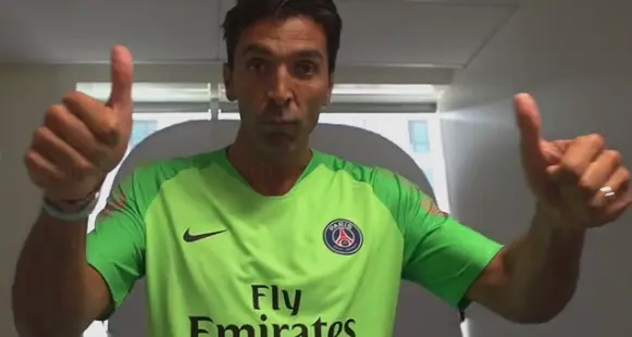 Il Psg annuncia Buffon «Una sfida ambiziosa»