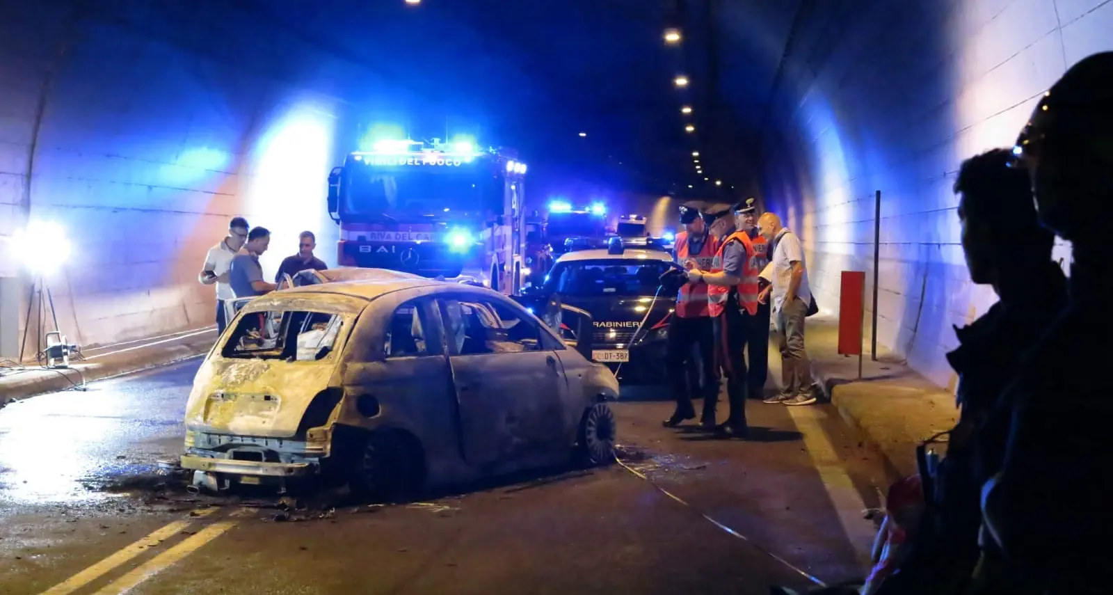 Riva, schianto in galleria: morto Kevin Ventura, 20 anni