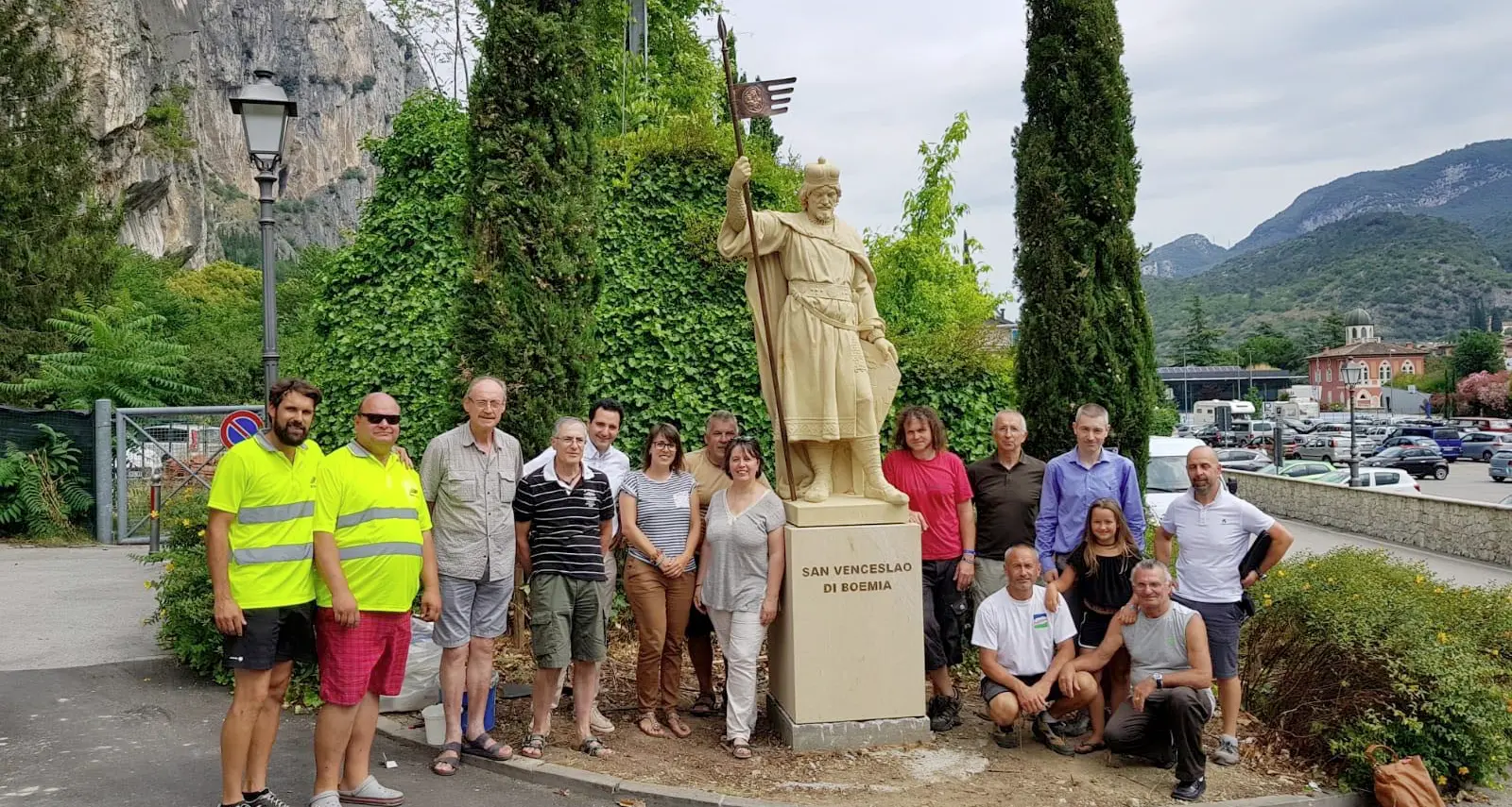 La Repubblice Ceca dona San Venceslao agli arcensi