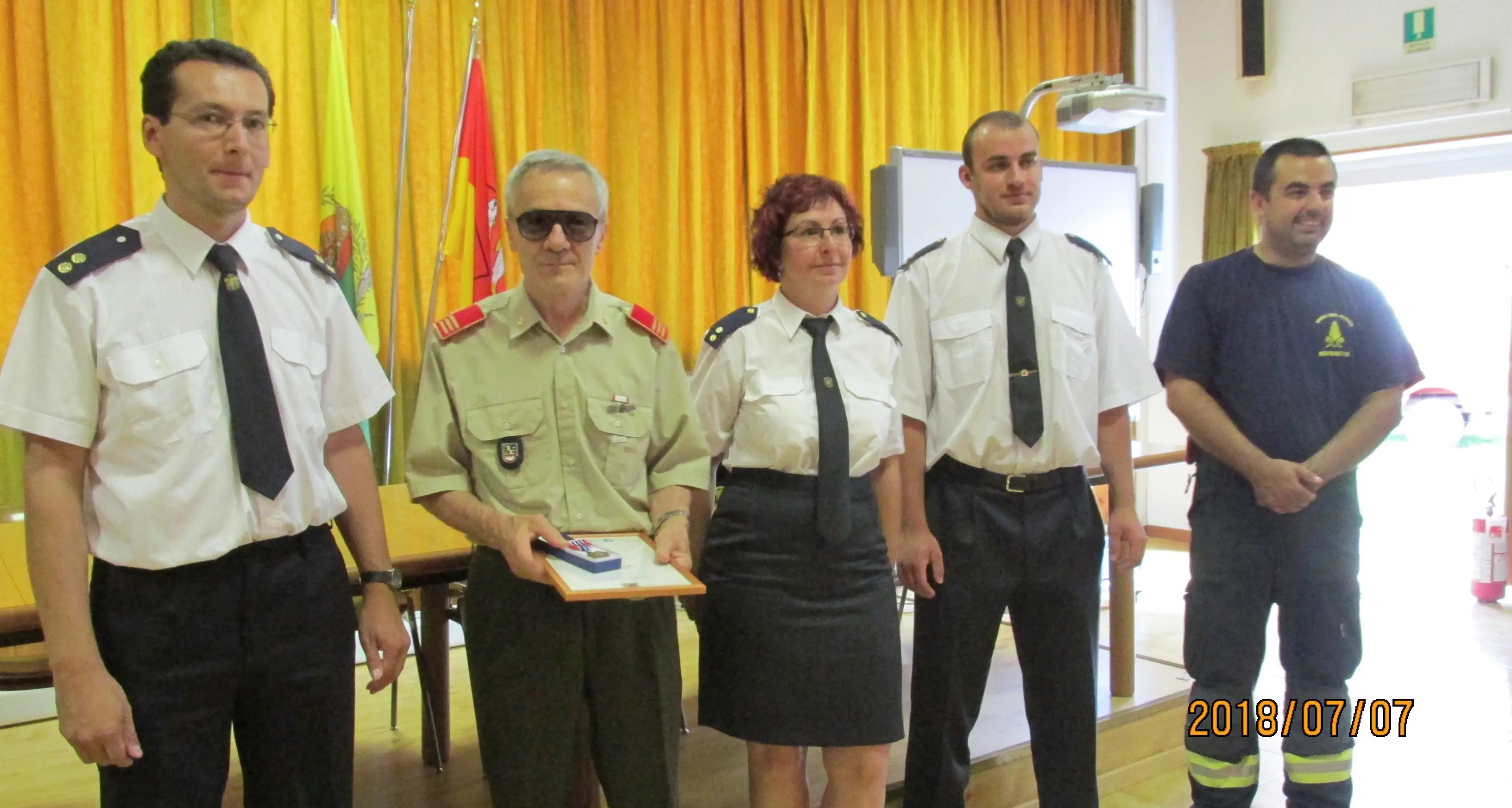Pompieri gemellati in festa a Marco