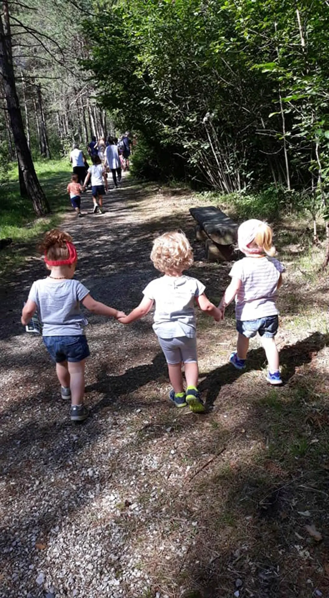 Tiarno, i bimbi del nido ospiti a \"Ledro Land Art\"