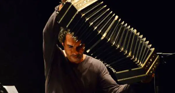 Il bandoneon di Di Bonaventura al Parco delle Terme di Levico