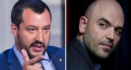 «Ministro della malavita» Salvini querela Saviano