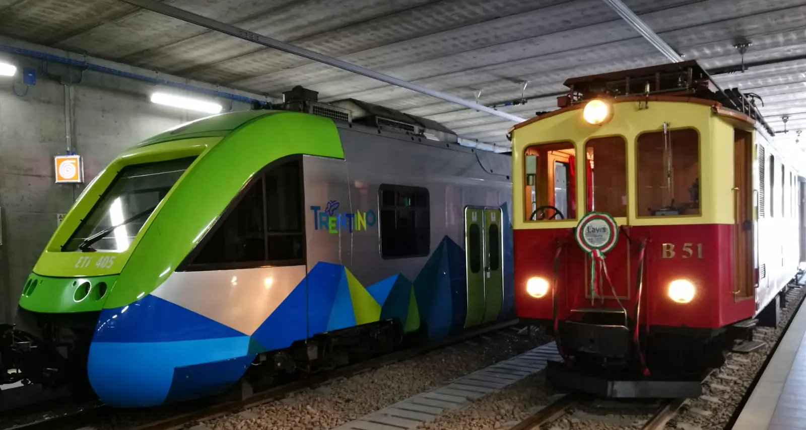 Finalmente la stazione interrata a Lavis Nuova veste per la Trento-Malè