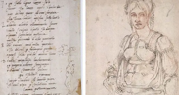Scoperto un autoritratto di Michelangelo nascosto in un disegno