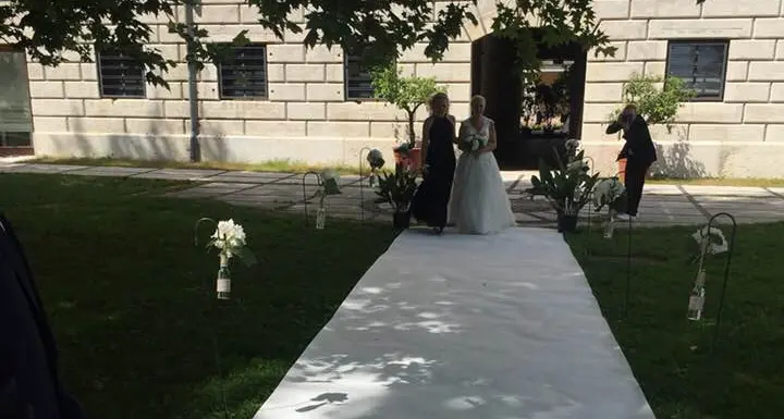 Primo matrimonio nel parco della Rocca