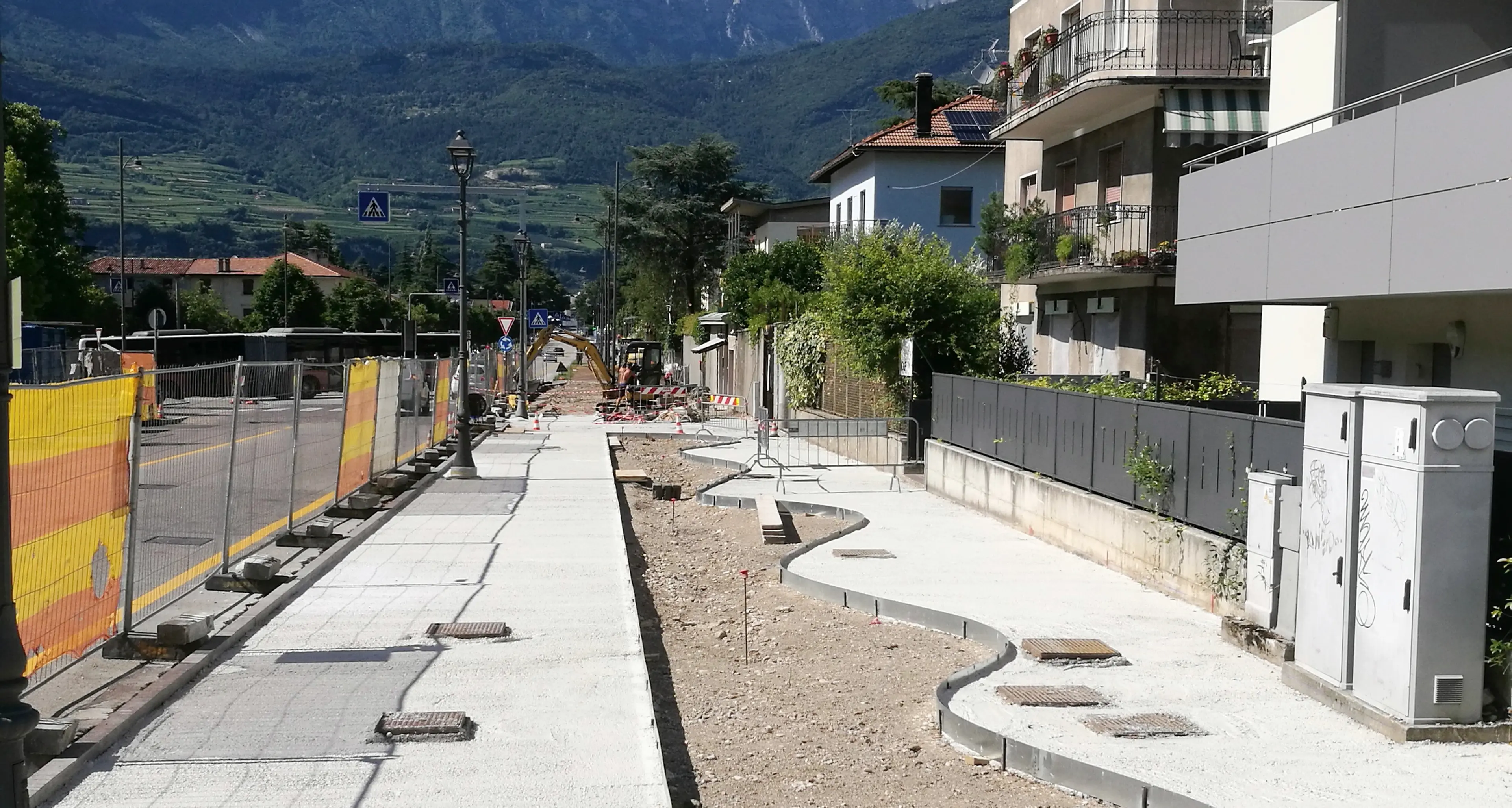 Viale Trento a Rovereto, un rendering per spiegare i lavori