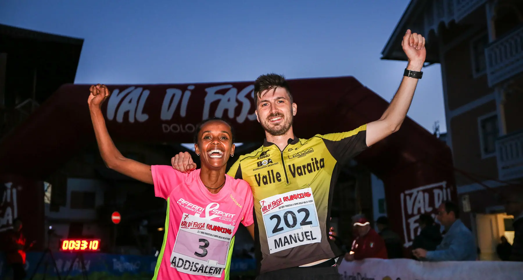 Solavaggione e Tegegn vincono anche di notte Sempre più leader anche nella tappa di Pozza