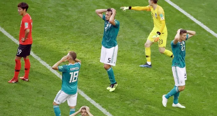 Clamoroso: la Corea vince 2-0 Germania fuori dai mondiali