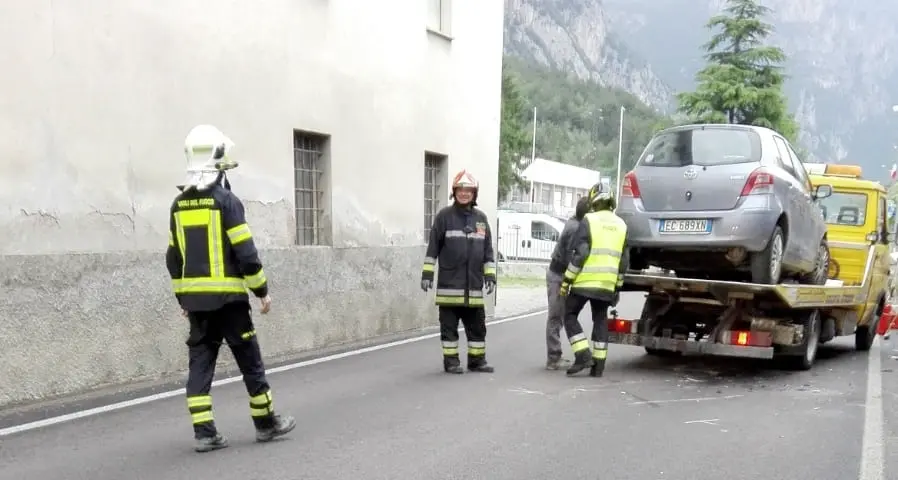 Frontale a Pietramurata Conducente sparito nel nulla