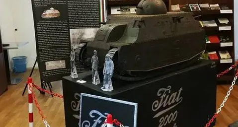 Il primo carro armato d'Italia al Museo della guerra di Rovereto