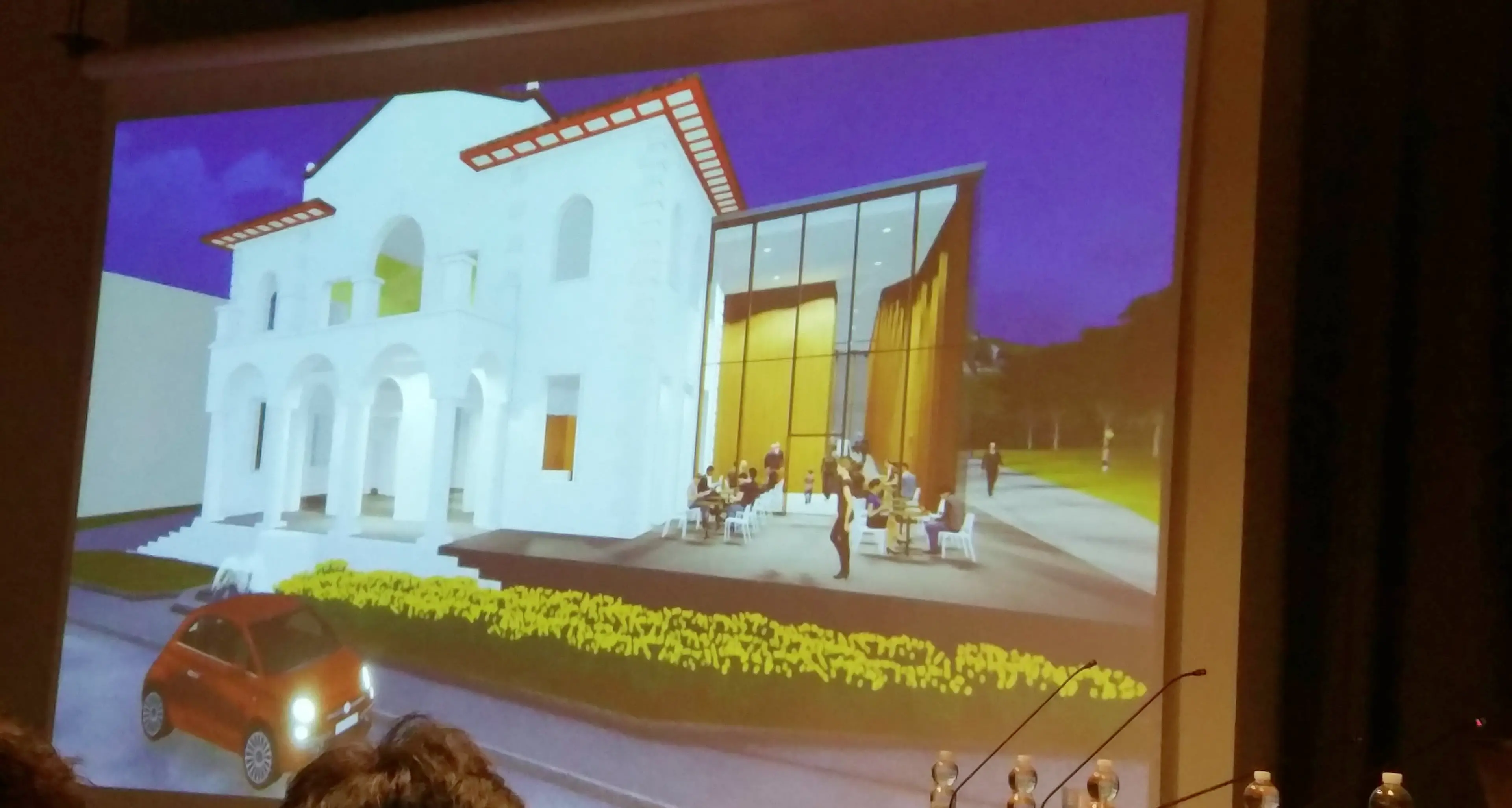 Nel futuro, strade pedonali e nuovo teatro