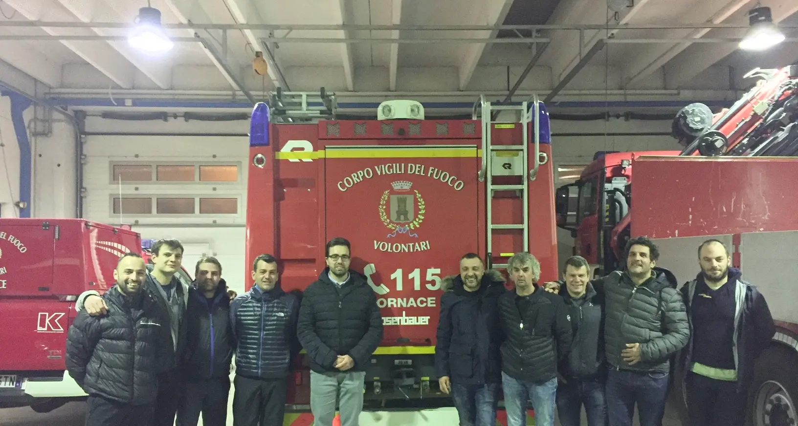 Vigili del fuoco di Fornace, nel 2017 quasi 4.000 ore di intervent