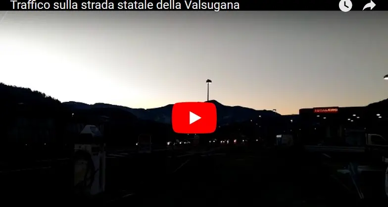 Traffico bestiale sulla Statale Pergine ore 7.20: il video