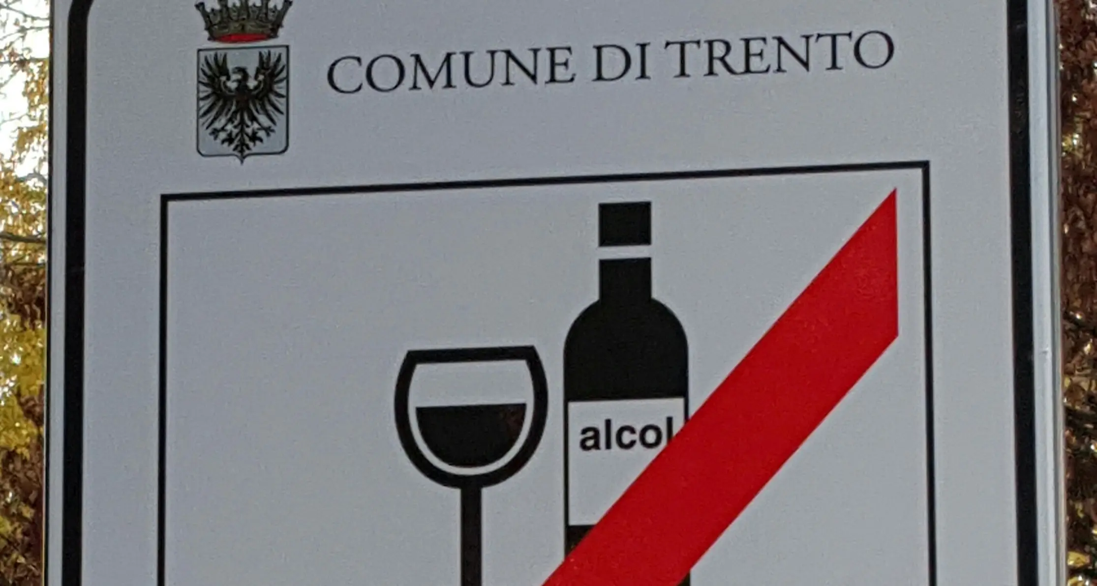 Otto parchi «alcol free» Estese le limitazioni