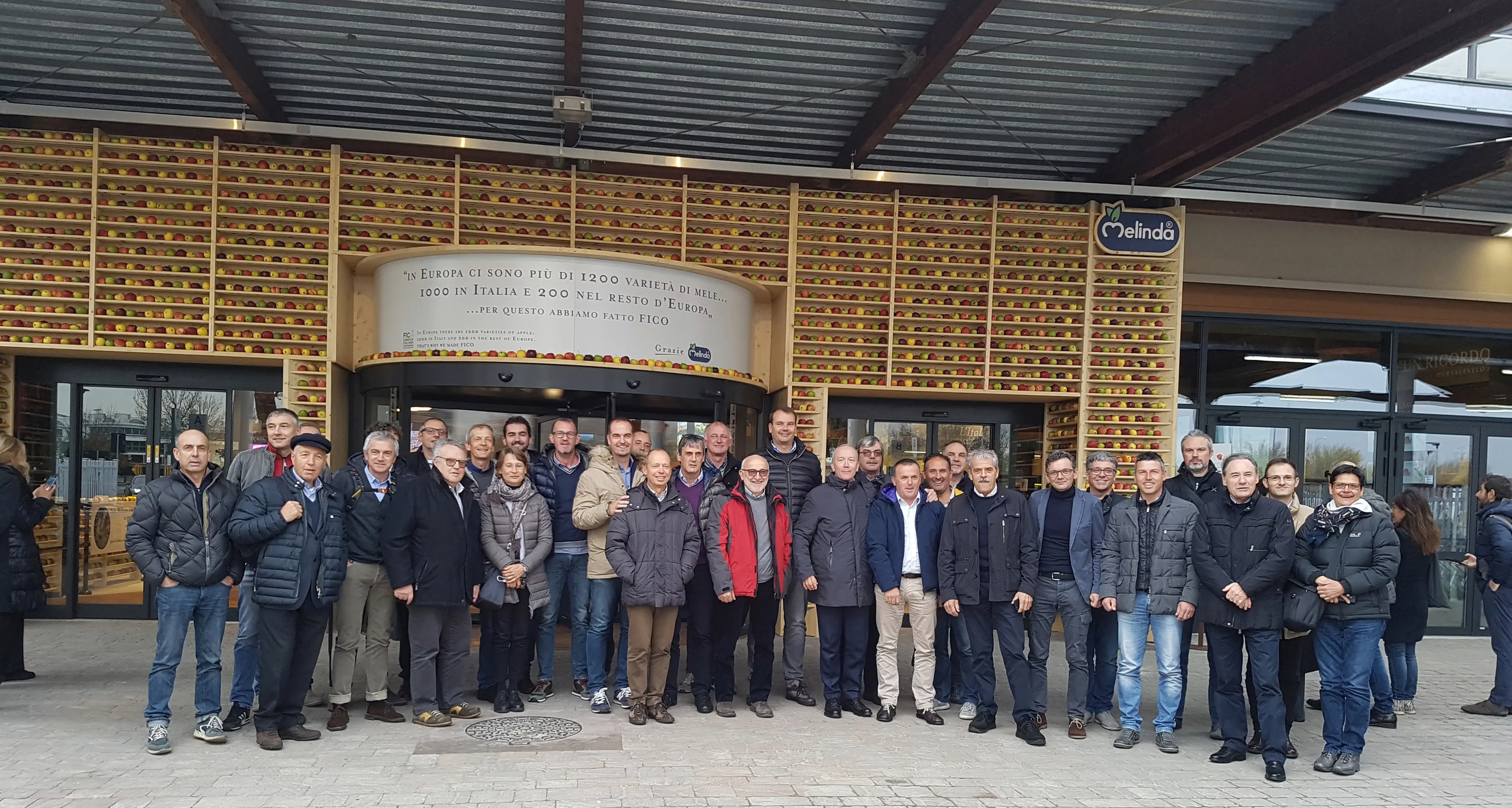L'orgoglio Melinda all'apertura di Fico