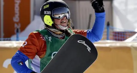Giochi, secondo oro per l'Italia Michela Moioli nello snowboardcross