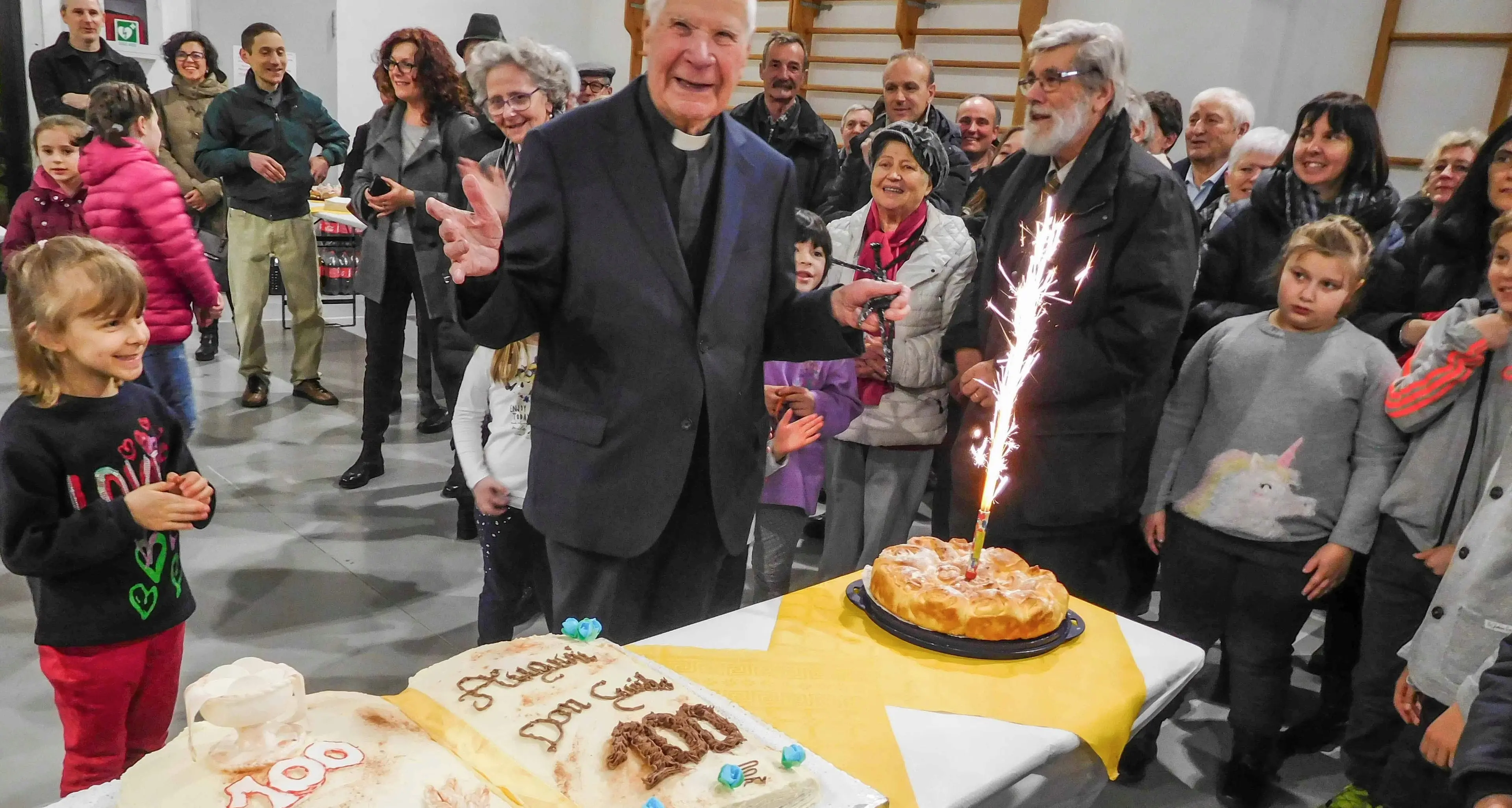 «Don Torta», 100 anni di vitalità e servizio