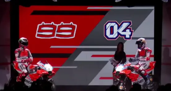 Tolti i veli alla nuova Ducati Dovi e Jorge: «Ci divertiremo»