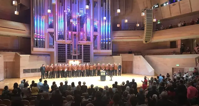 Il Coro della Sat trionfa nel Tempio della musica di Mosca