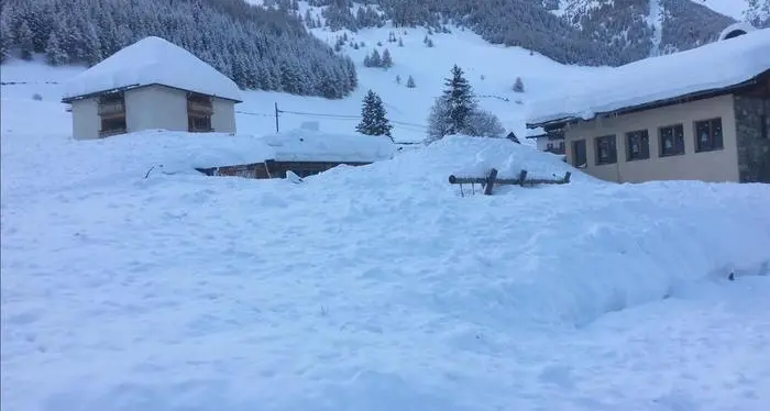 Evacuazione per valanga Allarme in Val Venosta