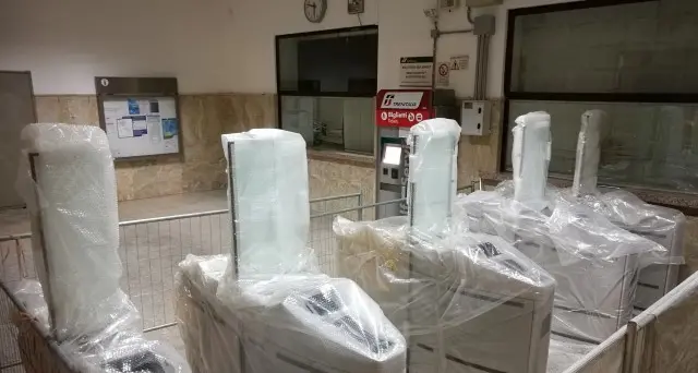 Arriveranno i tornelli nelle stazioni dei treni