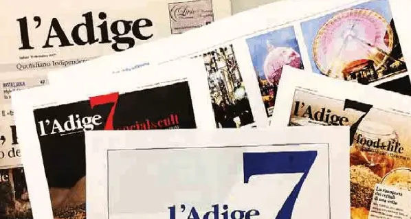 Adesso l'Adige raddoppia Da domani il settimanale