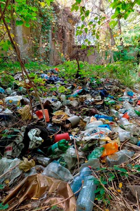 Un angolo verde della città trasformato in discarica Trento, una montagna di rifiuti in via Degasperi