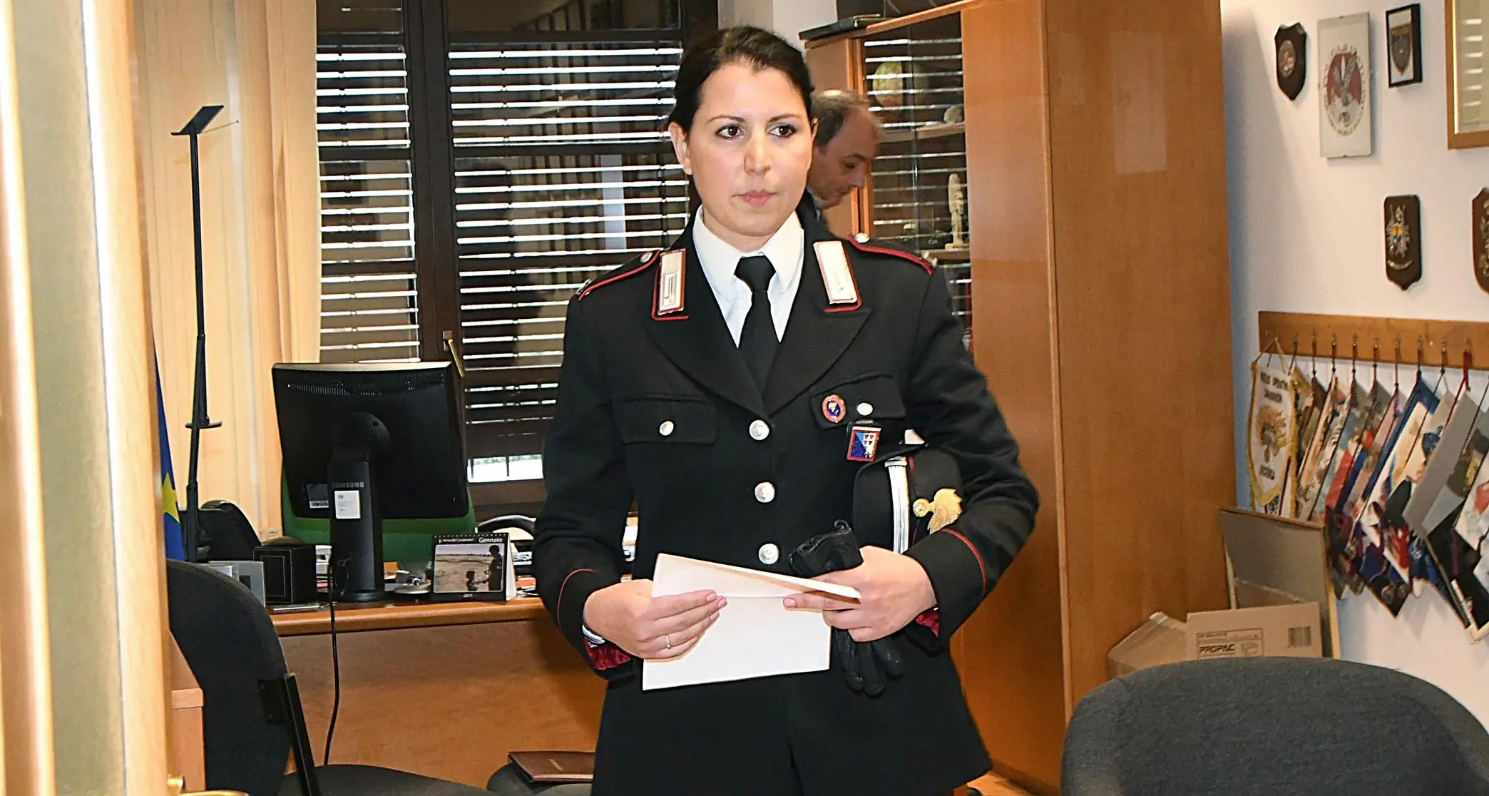 Guendalina de Benedetti In divisa a difendere la salute