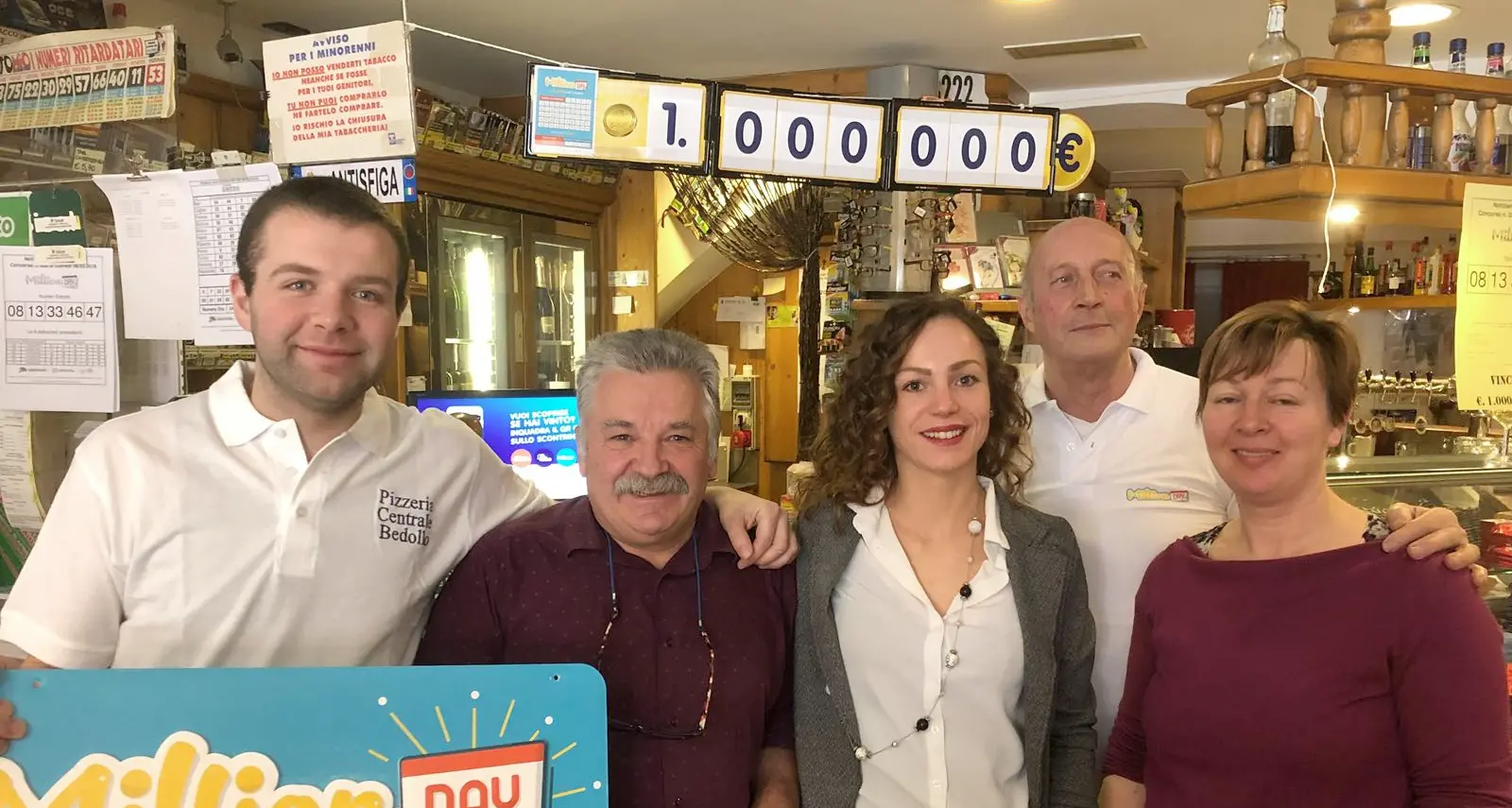 Gioca un euro ne vince un milione Pioggia di soldi a Bedollo